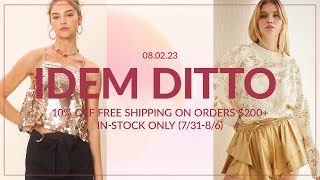 Idem Ditto  FashionGo Week FW 23 [upl. by Anitnahs]