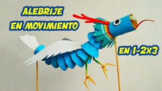 Monstruo de coloresCómo hacer un alebrije de manera fácil y rápido con materiales reciclados😱♻ [upl. by Ayila]