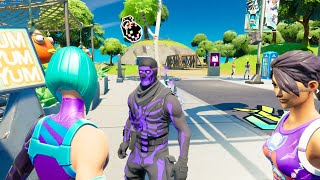 Going Into Party Royale On A Secret Account STACKED [upl. by Nolur]