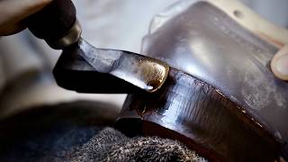 Making Adelaide Oxford Shoes in Italian Calf Leather [upl. by Oleta]