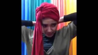 Tutorial hijab model turban dan pashmina kaos [upl. by Marco894]