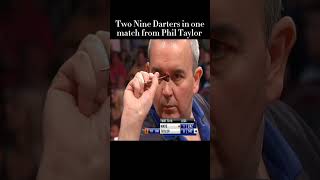 When Phil Taylor hit two Nine Darters in one Match darts 9darter philtaylor [upl. by Maiah82]