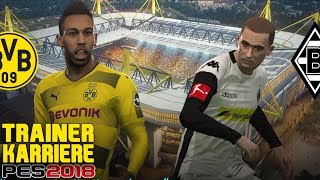 ALTER BIN ICH NOCH BESOFFEN Bundesliga Trainer Karriere  Pro Evolution Soccer 2018 [upl. by Acinok]