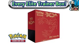 Opening Every Elite Trainer Box Made  XY Base Set  Yveltal  Pokemon TCG Unboxing [upl. by Dnomhcir]