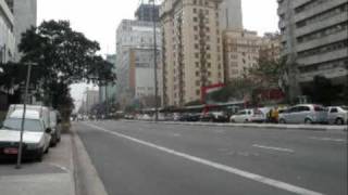 Sao Paulo Avenue Paulista centreville [upl. by Nbi]