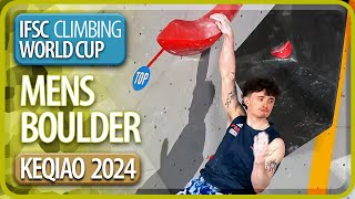 Bouldering Finals  Keqiao  Mens  IFSC World Cup [upl. by Gianina872]