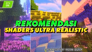 MANTAPZ  TOP 3 SHADERS MCPE 121 amp 120 REALISTIC TERBAIK  NewB Shaders rtx shaders minecraft [upl. by Jephthah465]