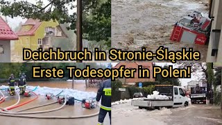 Deichbruch amp Flut fordert erste Todesopfer im Süden Polens  Massive Zerstörung [upl. by Yerfej]