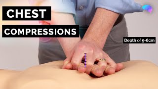 How to Perform Chest Compressions  CPR Technique  OSCE Guide  UKMLA  CPSA [upl. by Ariaec]