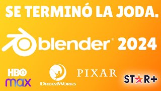 ¡CONFIRMADO Blender DESTRUIRÁ la Industria de la Animación y tu pc en 2024 [upl. by Airahcaz652]