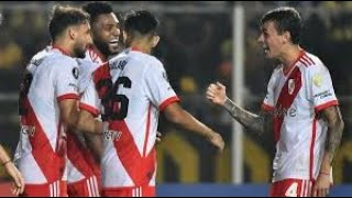 GOLES DE RIVER Uno de cara y la perlita de Fonseca a 40 m del arco contra Táchira en Libertadores [upl. by Tai]