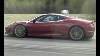 Ferrari 430 Scuderia and F430 TROLLS EVERYTHING BMW M Porsche GT2 SLS AMG and MORE 50 fps [upl. by Grania]