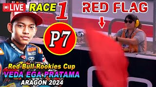 LIVE FULL RACE 1 ARAGON 2024 I RED FLAG I VEDA P7 [upl. by Wampler]