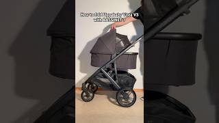 Uppababy Vista V3 Folding with the Bassinet [upl. by Enicul]