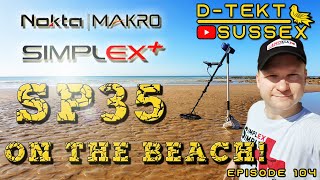 SP35 Coil Beach Detecting  Nokta Makro Simplex  Wet Sand  Metal Detecting  Episode 104 [upl. by Dunham]