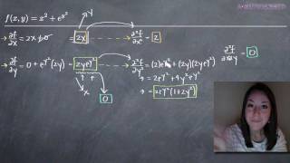 Second Order Partial Derivatives KristaKingMath [upl. by Darwin]