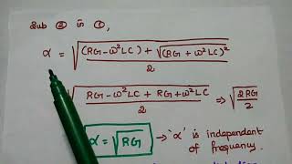 Distortionless Line and Its Conditions Derivation  Transmission line [upl. by Nitsraek]