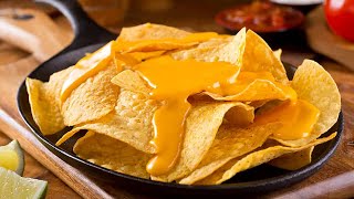 Homemade Nachos Cheese Sauce Recipe • How To Make Cheese Sauce For Nachos Recipe •Cheddar Cheese Dip [upl. by Nyrtak]