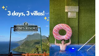 🌴 went to nonis resort in batangas 🌴  sta teresita san nicholas villa talisay cabin tour ✨ [upl. by Eldreeda]