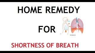 5 Home Remedy for Dyspnoea  Shortness of Breath [upl. by Amanda]