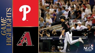 Phillies vs Dbacks NLCS Game 4 Highlights 102023  MLB Highlights [upl. by Adelpho]