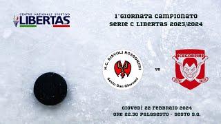 HC Diavoli Rossoneri vs HC Ice Goblins [upl. by Zippora]