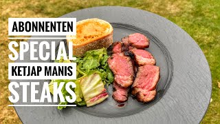 Steaks mit Ketjap Manis aromatisiert  Rind  Grillcoach Gerrit [upl. by Elletnwahs]