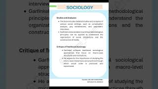 Phenomenology and ethnomethodology amp Postmodernism and Poststructuralism [upl. by Isiad256]