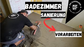 BADEZIMMER SANIERUNG  Vorarbeiten [upl. by Silber]