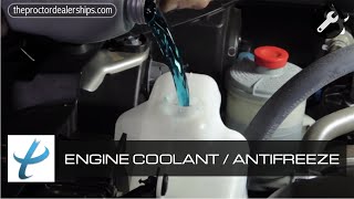 How to Check or Refill Engine CoolantAntifreeze  Types of Coolants [upl. by Adnovay]