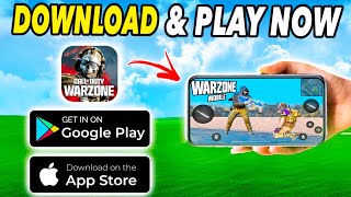 HOW TO DOWNLOAD amp PLAY WARZONE MOBILE FOR ANDROID amp IOS [upl. by Seuqramed]