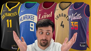 Ranking EVERY NBA City Edition Jersey 20232024 [upl. by Akiemaj742]