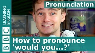 Pronunciation How to pronounce would you [upl. by Metah]