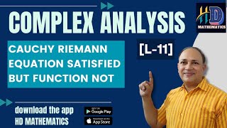 cauchy riemann equations satisfied but function not analytic complex analysis in hindi by Hd sir [upl. by Ecnarf]