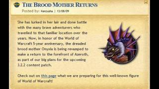 Onyxia Returns To WoW As a level 80 raid  BREAKING NEWS [upl. by Guild]