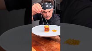 How to eat FANCY restaurant BURGER and fries properly😎❤️🍔 CHEFKOUDY [upl. by Buderus859]