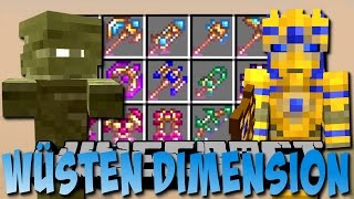 SCHÄTZE und PYRAMIDEN MOD Minecraft Atum Mod Deutsch [upl. by Niro456]