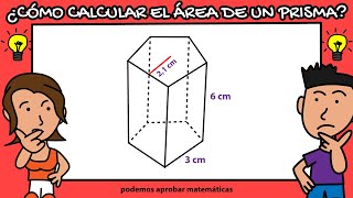 Cálculo del área de un prisma Ejercicio práctico [upl. by Willi]