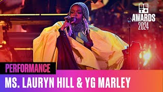 Ms Lauryn Hill amp Son YG Marley Perform quotPraise Jah In The Moonlightquot  BET Awards 24 [upl. by Anitsyrhk]