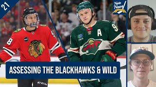 Assessing the Blackhawks amp Wild for 202425 Central Division Preview Pt 1  21 [upl. by Tucker]