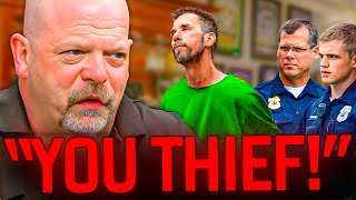 SCAMMERS and ILLEGAL ITEMS on Pawn Stars [upl. by Annorah]