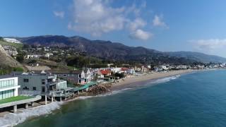 Views Of Malibu Colony Where Brad Pitt Has Been Hanging Out With Sting [upl. by Nuahsad]