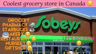 Sobeys  The coolest and huge grocery store in Canada sobeys toronto  grocery shopping in Canada [upl. by Alokin794]