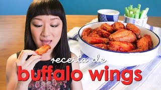 BUFFALO WINGS  ASINHAS DE FRANGO PICANTES  RECEITA EUA [upl. by Deyas]