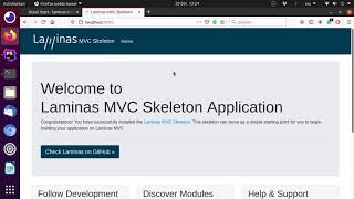 A quick install of the Laminas MVC skeleton [upl. by Ardyce763]