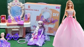 6 Minutes Satisfying With Unboxing Cute Princess Makeup Dressing Table Makeup 💄 Playset ASMR [upl. by Atiuqam]