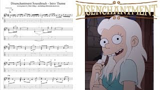 Disenchantment Intro Theme Soundtrack Guitar Fingerstyle Arrangement  FREE [upl. by Ruenhcs889]