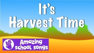 No 1  Its Harvest Time  Autumn Harvest Songs  Used in 1000s of schools  karaoke GUIDE VOICES [upl. by Harmon]