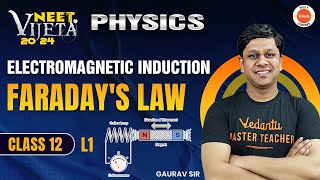 Electromagnetic Induction  L1  EMI  Faradays Law  Gaurav Gupta  NEET 2024 [upl. by Inami183]