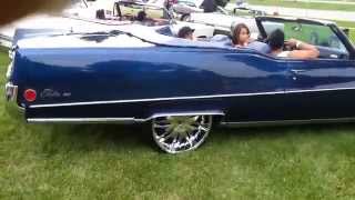 Inkster whips on 26s 24s Michigan ave car cruise [upl. by Lepley830]